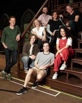 The Australian cast of Harry Potter and the Cursed Child in rehearsals.
