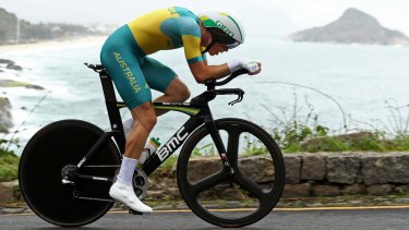 Rohan Dennis in the time trial. 