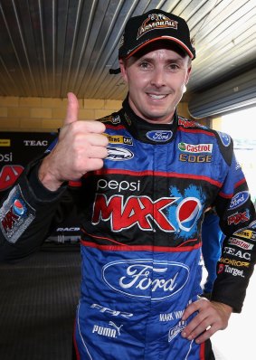 Mark Winterbottom could clinch his first V8 championship as soon as Saturday.