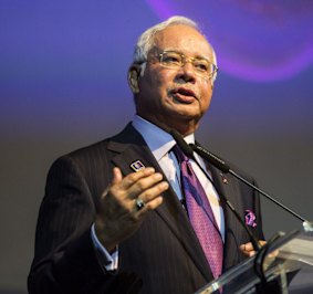 Najib Razak, Malaysia's prime minister.