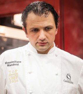 Massimiliano Mandozzi is Executive Chef at L'Orangerie restaurant at CastaDiva Resort & Spa in Lake Como.