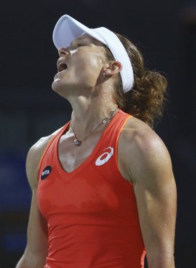 Early exit: Samantha Stosur.