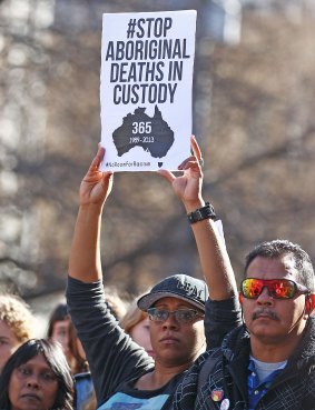 Australians rally in Melbourne to support the Black Lives Matter movement.