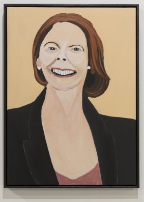 Vincent Namatjira, <i>Julia Gillard</i>, Tarrawarra Biennial 2016.