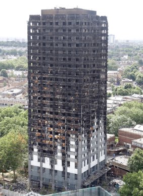 Grenfell Tower in London.