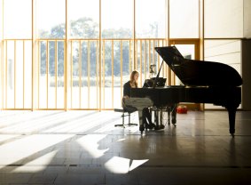 Emily Buckley was one of five musicians from the Australian National University (ANU) School of Music to take part in a six-hour music marathon to honour French composer Erik Satie.