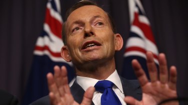 Former prime minister Tony Abbott once reneged on a deal for donations reform, but is now a firm advocate.