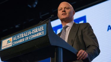 Commonwealth Bank of Australia chief executive Ian Narev speaking in Melbourne on Thursday.