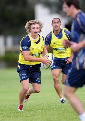 Joe Powell has had just two training sessions with the Brumbies.