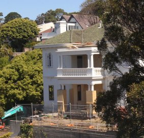 The Murdoch's new house in Bellevue Hill.