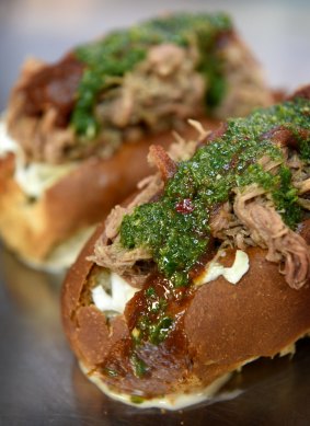 Chef Simon Lawson uses spelt bread.