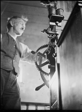 Technician at Sydney Observatory, Sydney, 18 October 1929 