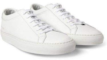 white sneakers high end