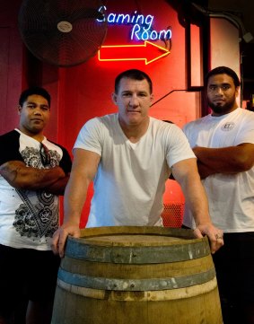 Rugby league players will step into the ring to raise money for charity.