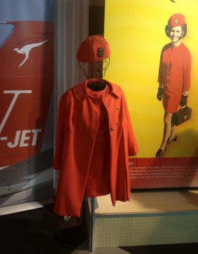A flight attendant's uniform of about 1969-1971. Estimated value $500.
