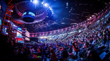 Big show: Despite big crowds in person for major events, most of eSports viewership watches online.
