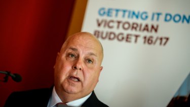 Victorian Treasurer Tim Pallas last week unveiled a large surplus.