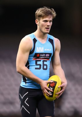 Jonty Scharenberg was unlucky to miss out in the national draft.