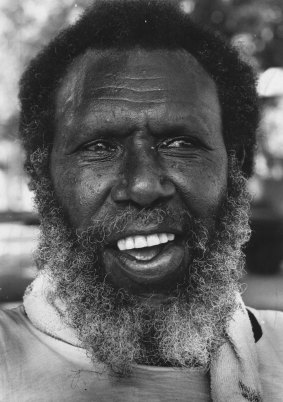 Murray Island land rights plaintiff Eddie Mabo on May 28, 1989. 