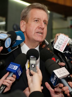 "Unsolicited proposals" process: former premier Barry O'Farrell. 