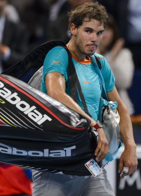 'This is the day to say goodbye for the season": Rafael Nadal.