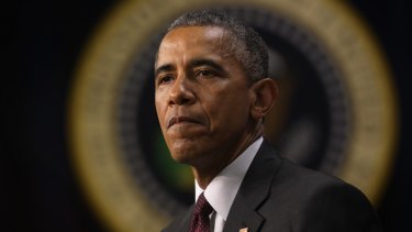 US President Barack Obama in Washington on Monday.