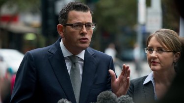 Premier Daniel Andrews and Transport Minister Jacinta Allan annoucne the government will build the Metro Rail Tunnel.