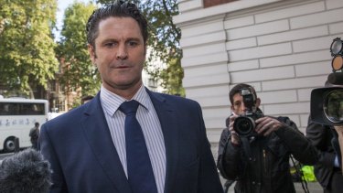 In the spotlight: Former cricketer Chris Cairns arrives at court during a previous hearing in London.