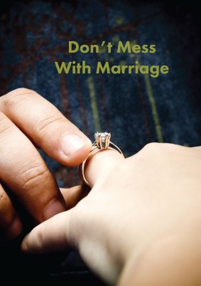 The front cover of the anti same-sex marriage pamphlet distributed to students in Catholic schools in the archdiocese of Canberra and Goulburn.