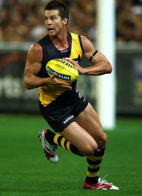 Ben Cousins during his second life as a Richmond Tigers player.