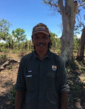 Solomon O'Ryan, a ranger at the Arafura Swamp.