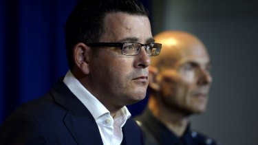 Victorian Premier Daniel Andrews and Deputy Commissioner Andrew Crisp spoke about how police were tackling the problem of youth crime.