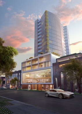New Fishermans Bend proposal at 12 Thistlethwaite Street, South Melbourne.