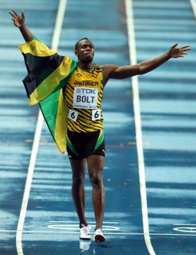 Globally revered sprinter Usain Bolt.