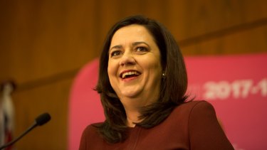 Premier Annastacia Palaszczuk is continuing the budget sell, after it was handed down on Tuesday.