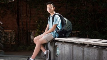 Erik Ly, 18, is a youth peer leader at Drummond Street Services, which has reported a spike in demand from LGBTI young people in the wake of the Safe Schools debate.