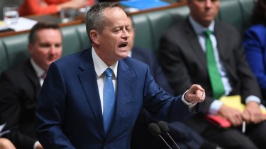 'Already fallen into the deplorables trap': Bill Shorten goads the Prime Minister in parliament about the same-sex marriage plebiscite. 