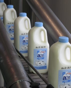 Shares in A2 milk have risen in New Zealand.