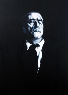 Nigel Milsom's <i>Uncle Paddy</i>, which won the $150,000 Doug Moran National Portrait Prize in 2013.