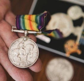 One of the stolen medals.
