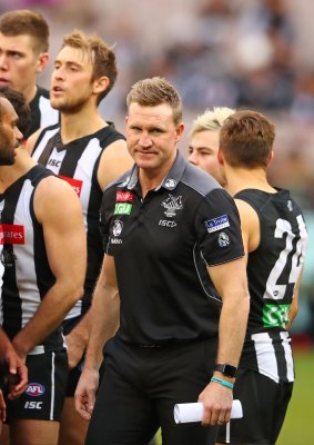 Nathan Buckley: 'The contest was off, we just didn't work hard in defence.'