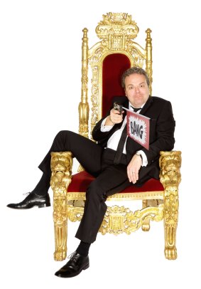 British comedian Hal Cruttenden says "the great thing about being funny is that it allows you to talk to people who don't agree with you".
