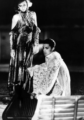 Kristin Scott Thomas with Prince in Under the Cherry Moon (1986).