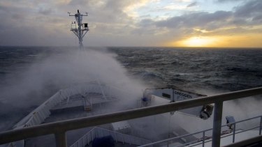 A stormy patch for the CSIRO: On board RV Investigator.