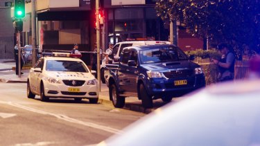 A police employee was shot dead outside the headquarters in Parramatta.
