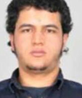 The photo sent to European police authorities during the mahunt for Anis Amri .