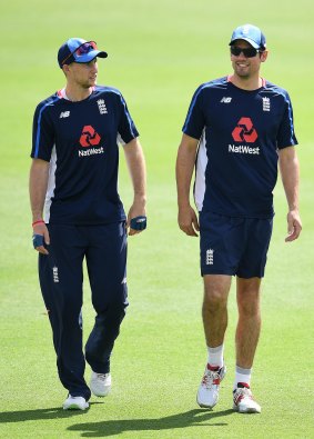 Old scars: England captain Joe Root and Alastair Cook could be vulnerable at the Gabba.
