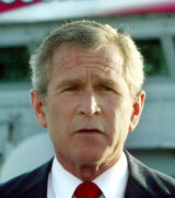 Former US president George W. Bush.