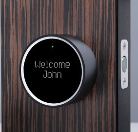 Come in: The Goji Smart Lock allows you to choose who can enter your house and when, and even sends you picture updates when someone's at the door.