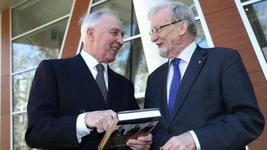 Former Prime Minister Paul Keating and former foreign minister Gareth Evans, pictured together in August, have much to offer Australian diplomacy.